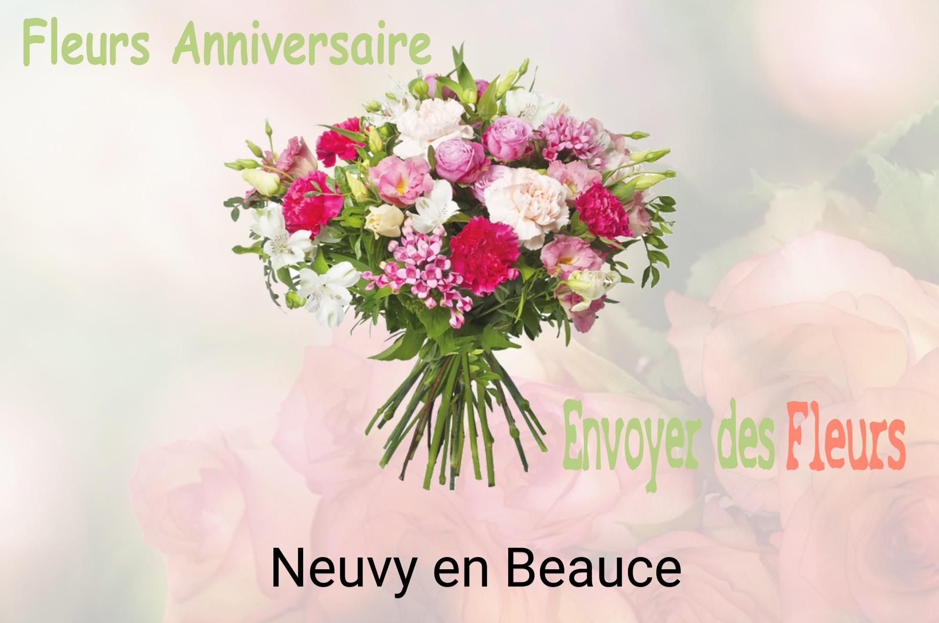 Bouquet de fleurs d’anniversaire livré à Neuvy-en-Beauce